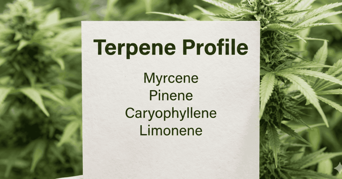 blueberry muffin strain terpenes.