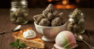 sherb cream pie strain illustration