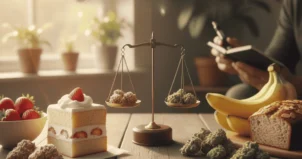 image depicting comparison of strawberry shortcake strain vs banana og strain