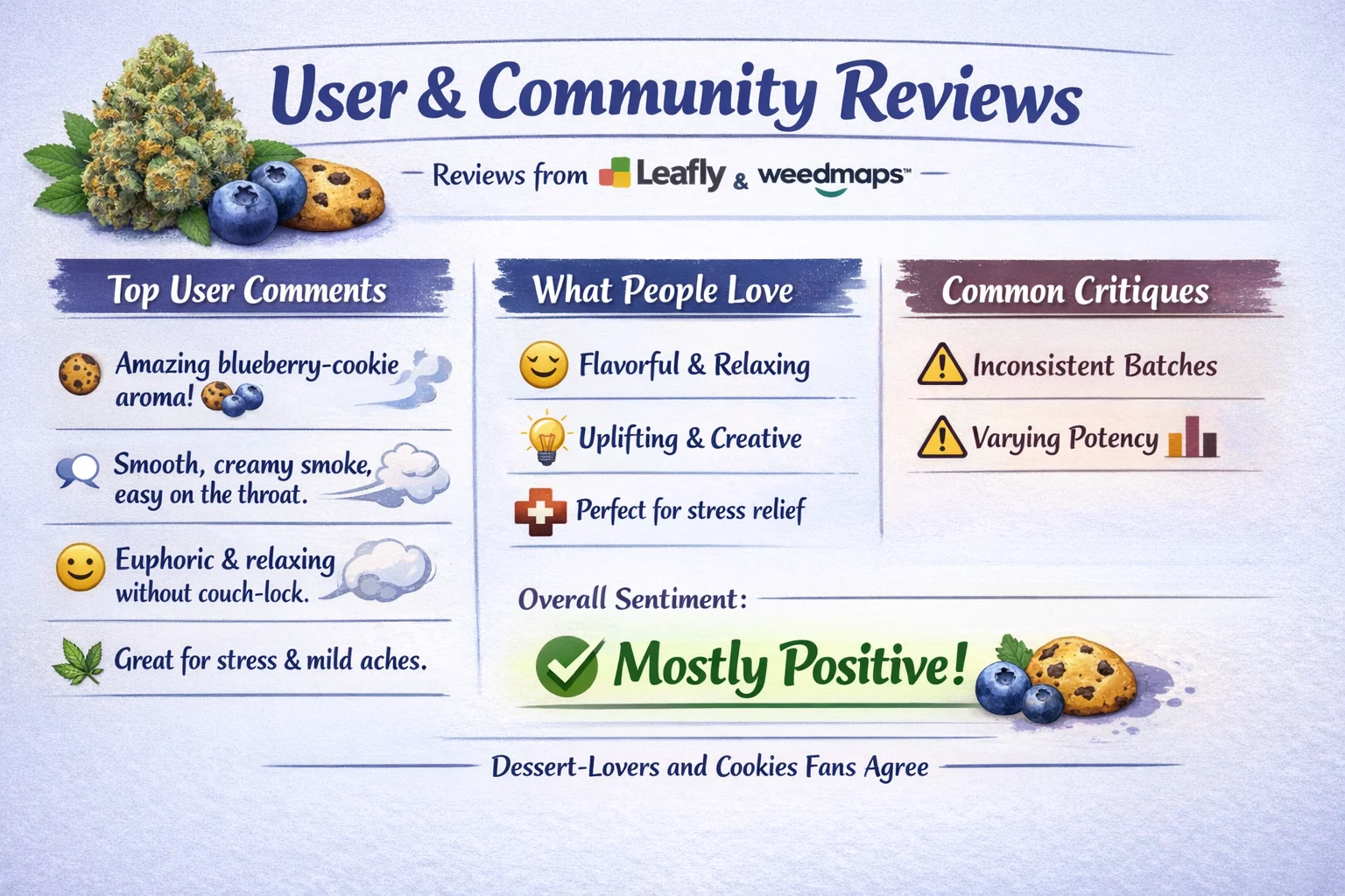 reviews about blueberry cookies canabis