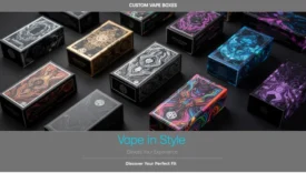 custom vape boxes for e liquids