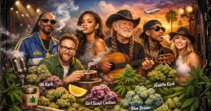 celebrity favorite cannabis strains - Jolly Green Life